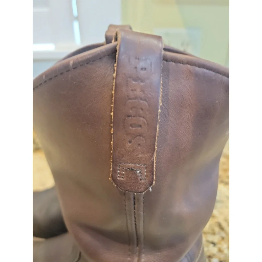 Red Wing 1155 Men's 12C Leather Work Boots Brown Oiled Pecos Cowboy Western